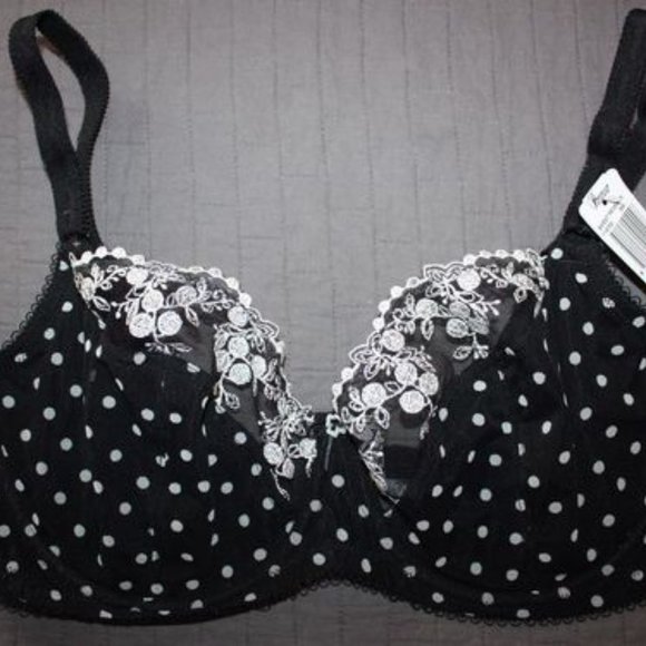 Paramour Sweet Revenge Full Bust Bra In Polka Dot NWT - Picture 8 of 9